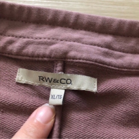 RW&Co Pink Peasant Style Cardigan - Picture 3 of 7